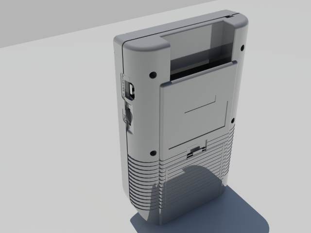 game boy游戏机Rhino犀牛模型下载